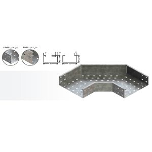 زانویی افقی ۹۰ درجه سینی کابل از نوع C کد TSC - 107