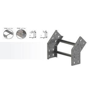 زانویی عمودی خارجی ۴۵ درجه نردبان کابل کد TSC - 123