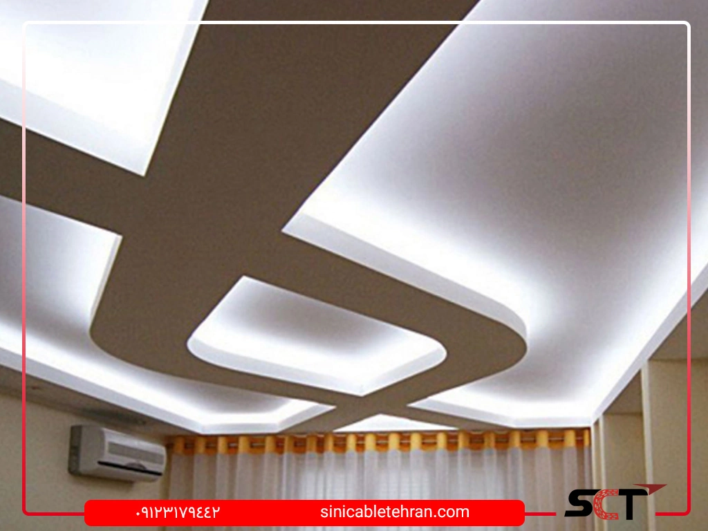 نصب سینی کابل در سقف کاذب چگونه است؟